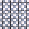 SKY-M002 White Cheap Stone Swimming Pool Light Blue Mosaic Tile